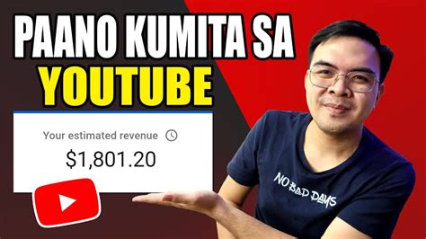 Paano kumita sa YouTube .
